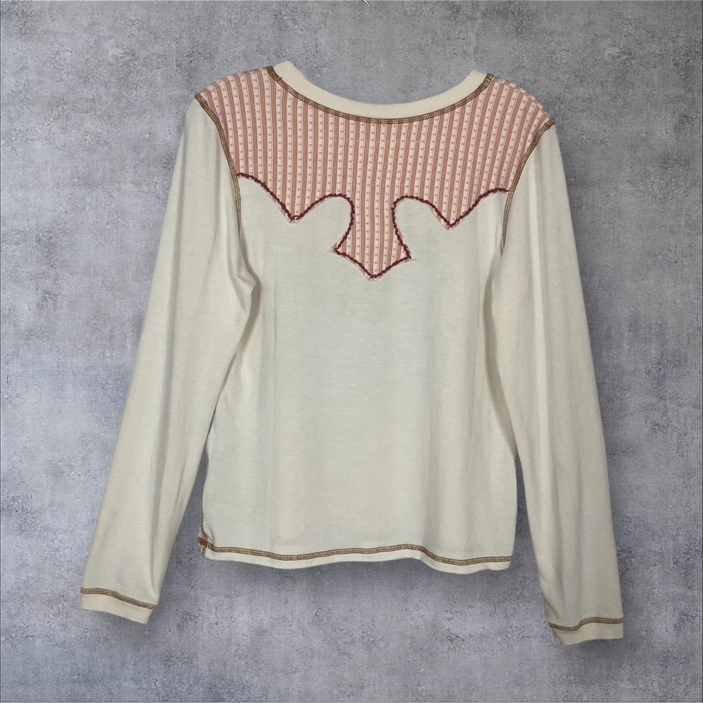Double D Ranch Cowboy Starter Kit Long Sleeve Pullover T-Shirt Womens M Western - Picture 5 of 10